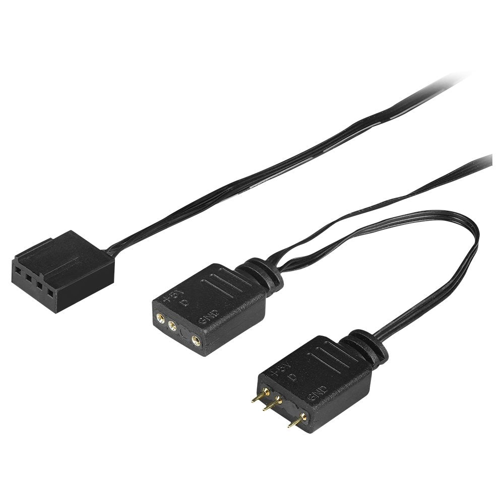 Iceberg Thermal Icegale Lightning Argb Ventilador 12 Cm Negro 3 Pieza(S)