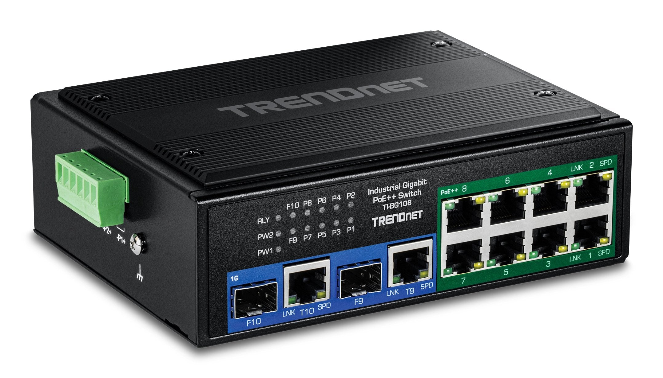 EAN 710931162943 - Trendnet TI-BG108 switch Gigabit Ethernet (10/100/1000) Energía sobre Ethernet (PoE) Negro imagen 3