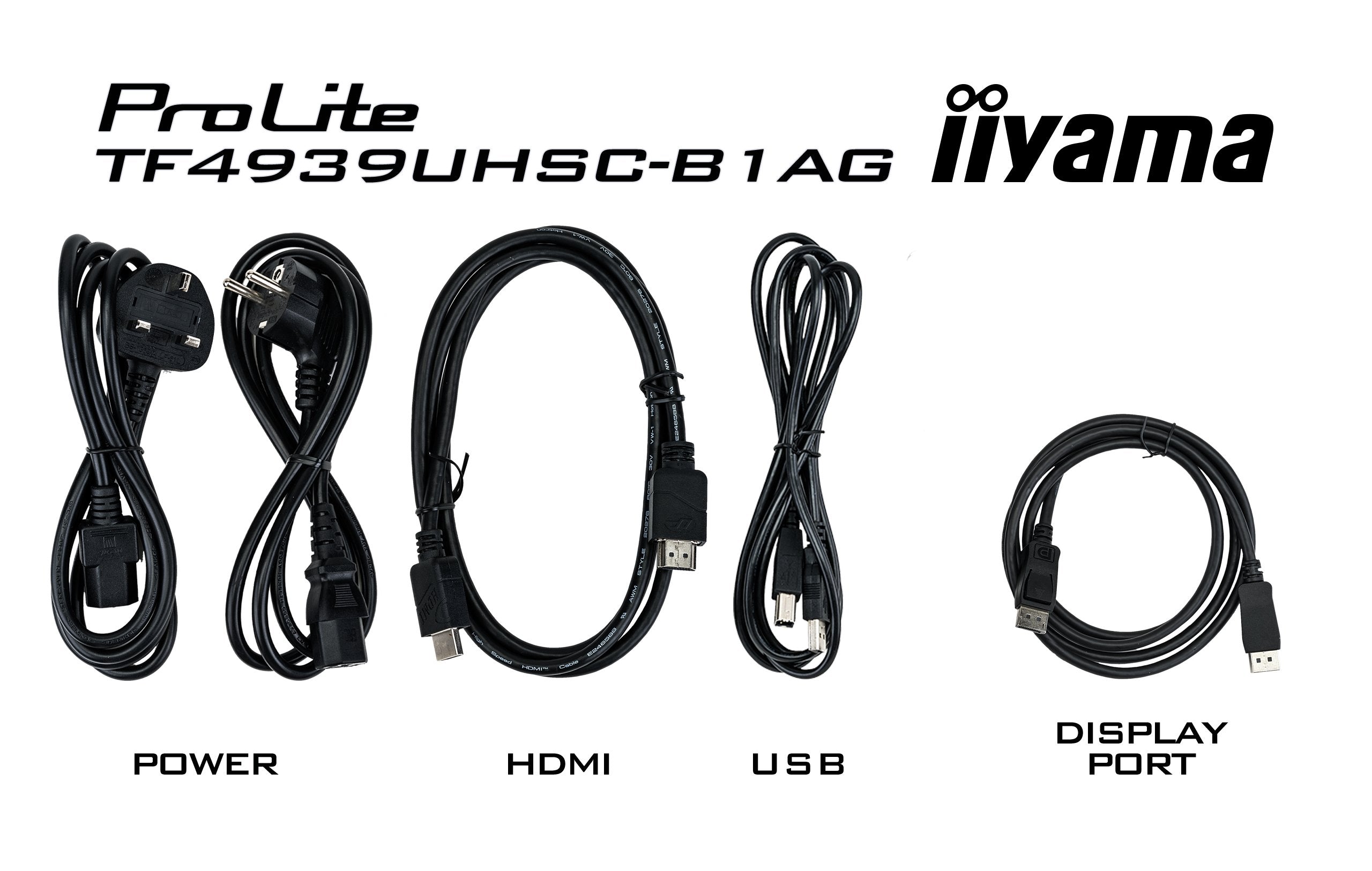 Monitor Iiyama 49 Tf4939uhsc-B1ag Touch 8ms,24/7,Dvi,Hdmi,Vga,Sp,Usb