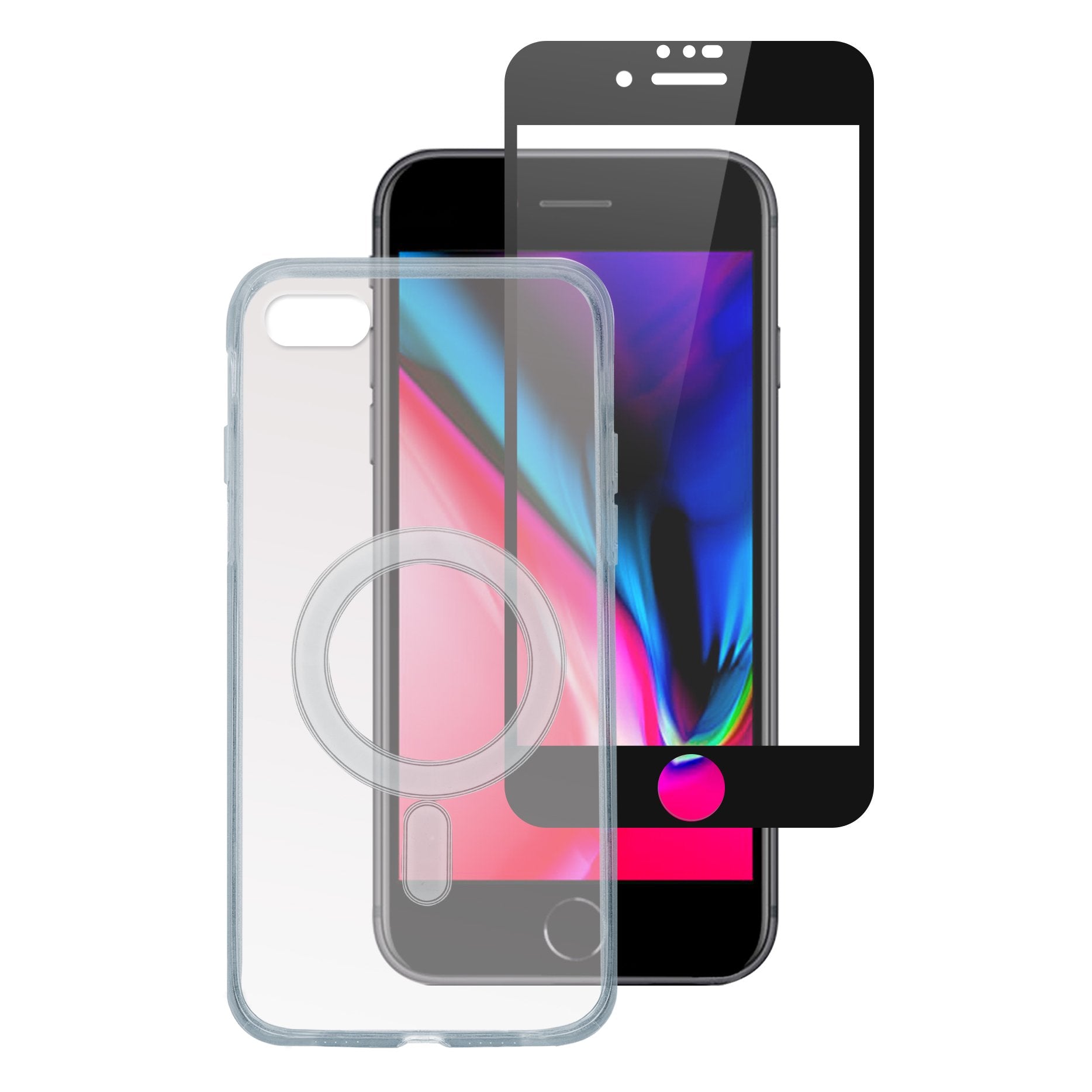 EAN 4250774958519 - 4smarts 496254 funda para teléfono móvil 11,9 cm (4.7") Negro, Transparente imagen 1