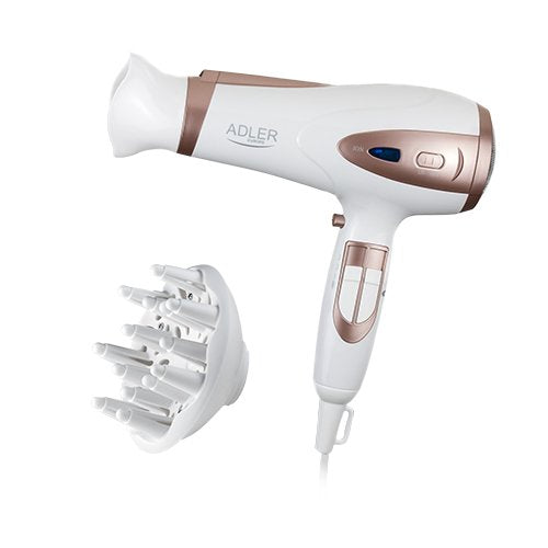 Adler Ad 2248 Secador Bronce, Blanco 2400 W