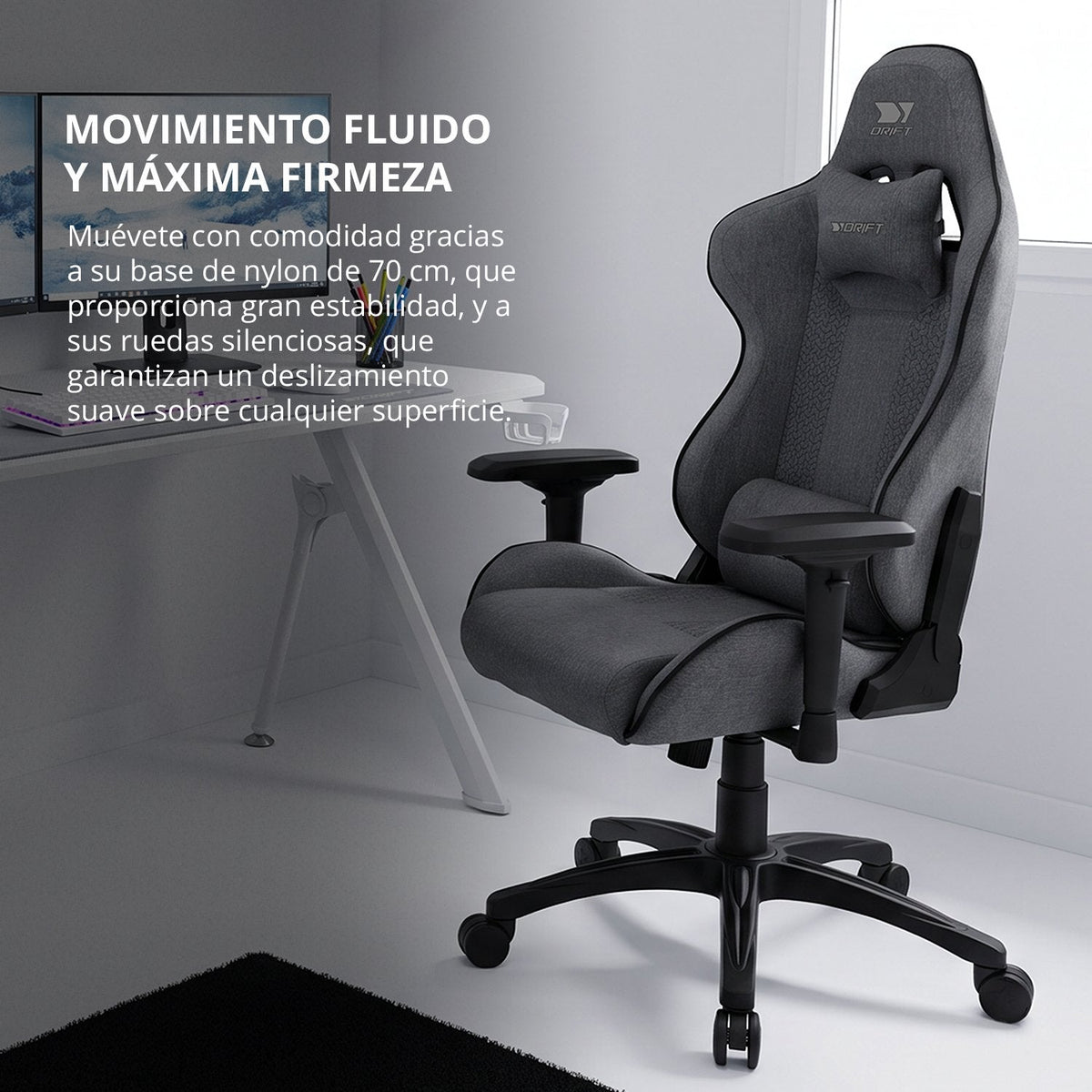 Silla Gaming Drift Dr190 Gris Oscuro