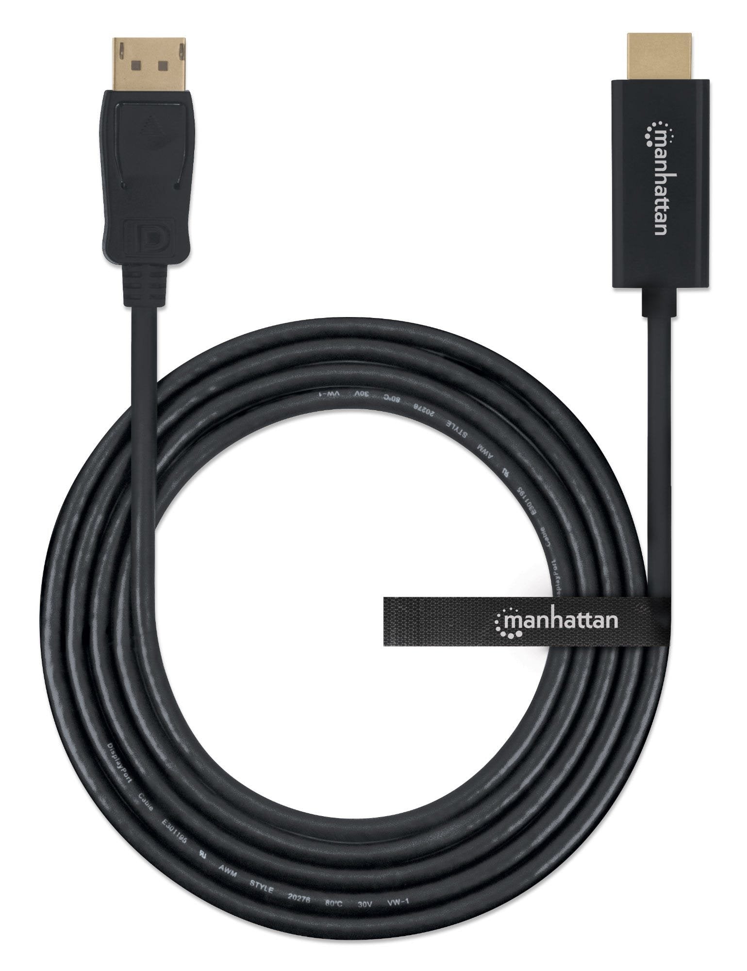 EAN 0766623152679 - Manhattan 152679 adaptador de cable de vídeo 1,8 m Negro imagen 5