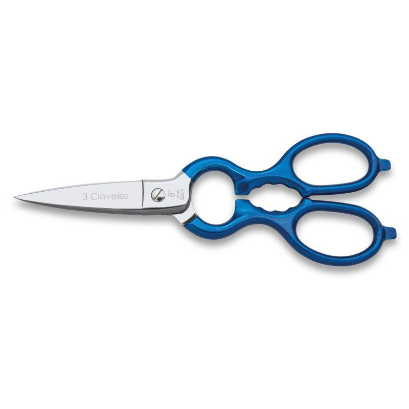 3 Claveles - Tijeras De Cocina Profesionales Varios Usos De 8" 20 Cm, Acero Forjado En Caliente