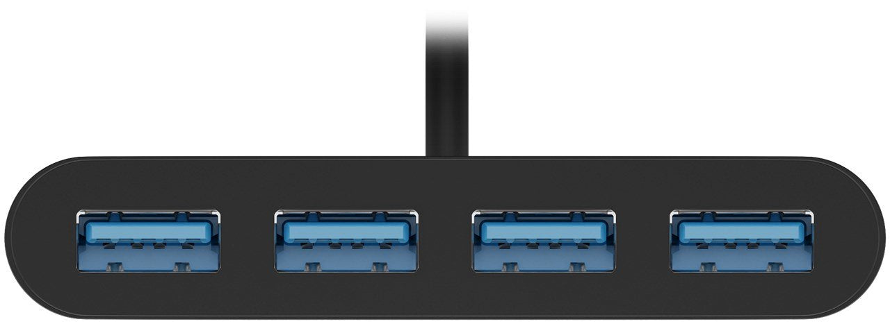 Goobay 4 Toma Usb-C Hub Negro