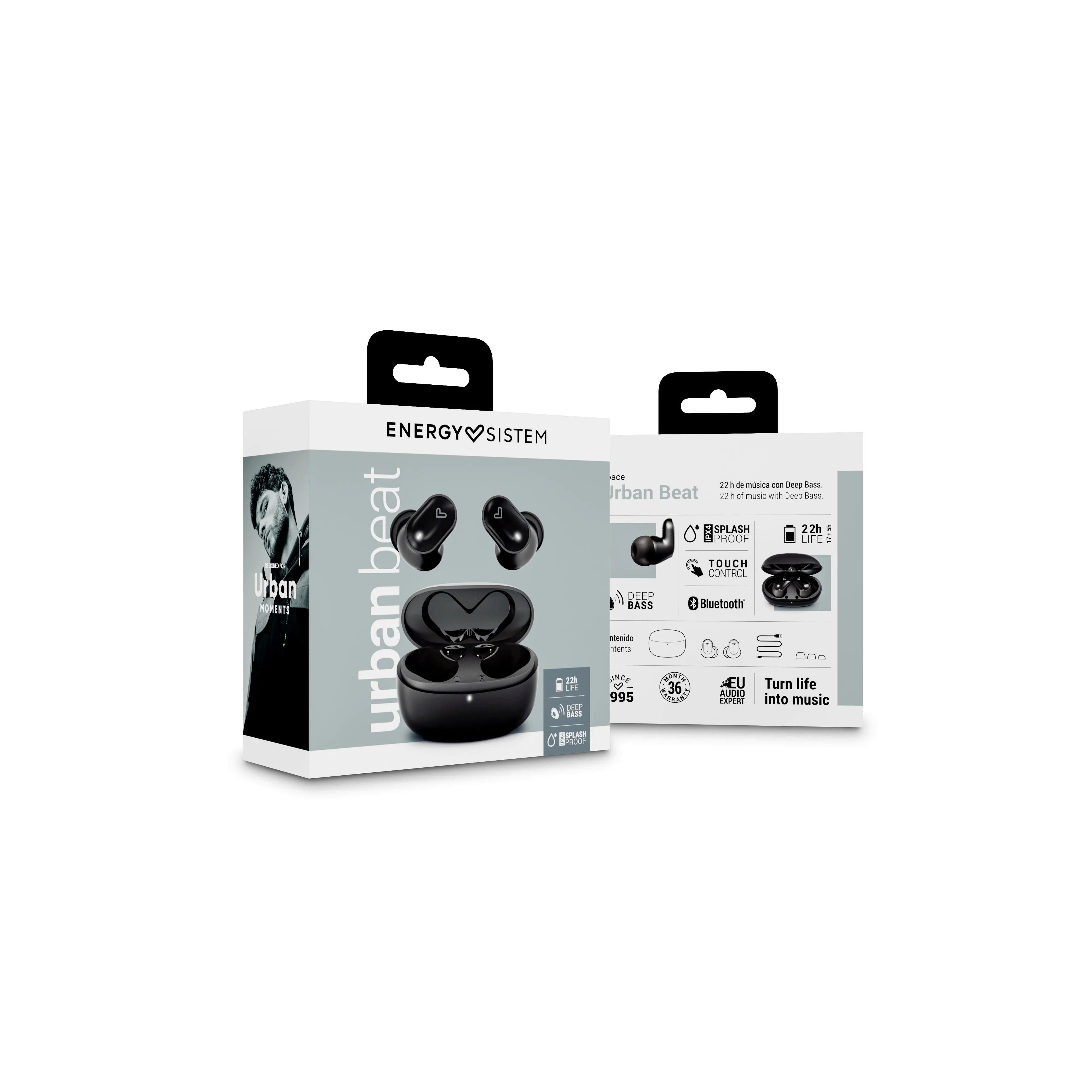 EAN 8432426455218 - Energy Sistem Urban Beat Auriculares True Wireless Stereo (TWS) Dentro de oído Llamadas/Música Bluetooth imagen 6