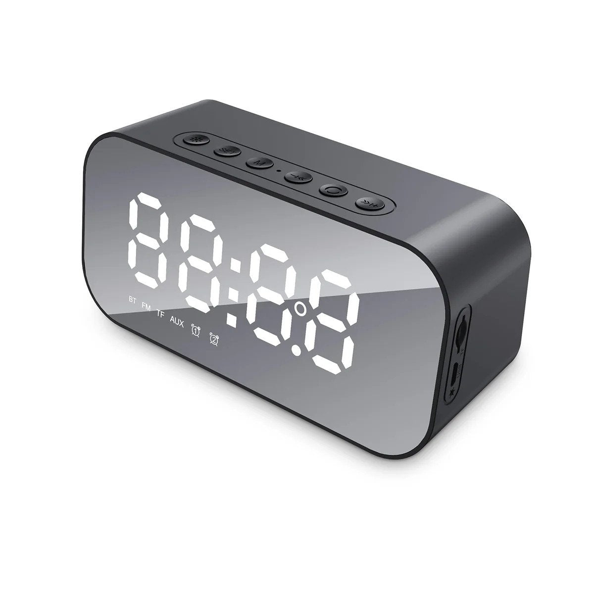 Havit M3 Altavoz Bluetooth Con Despertador Y Radio, Negro