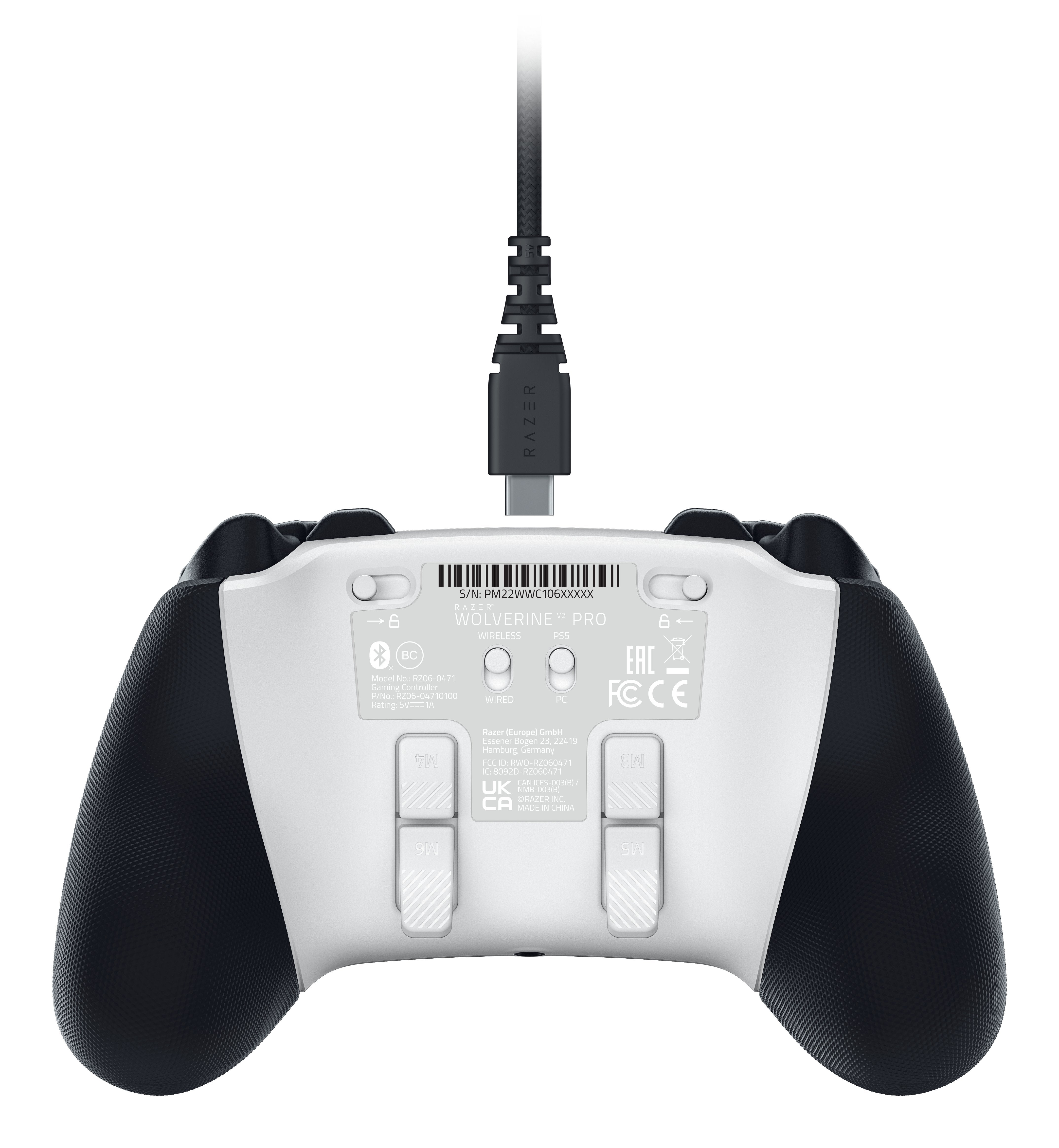 EAN 8886419351191 - Razer Wolverine V2 Pro Blanco Gamepad Analógico/Digital PC, PlayStation 5 imagen 6