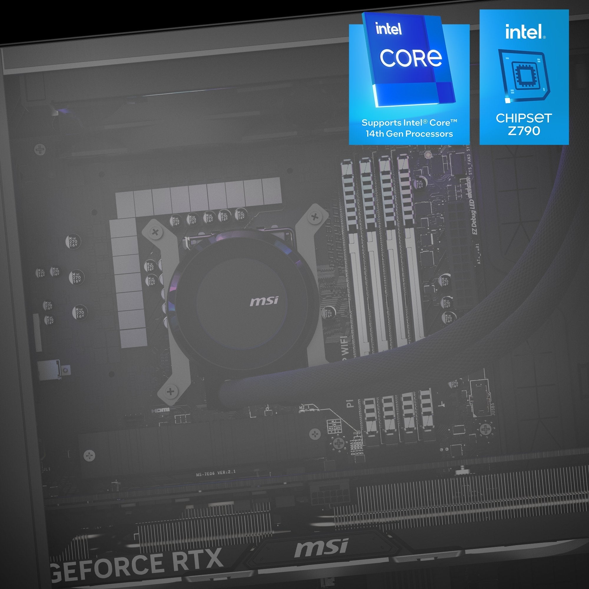 Pc Gaming Msi Mpg Infinite X2 14nug7-460at Intel® Core I7 I7-14700kf 32 Gb Ddr5-Sdram 1 Tb Ssd Nvidia Geforce Rtx 4080 Super Windows 11 Home