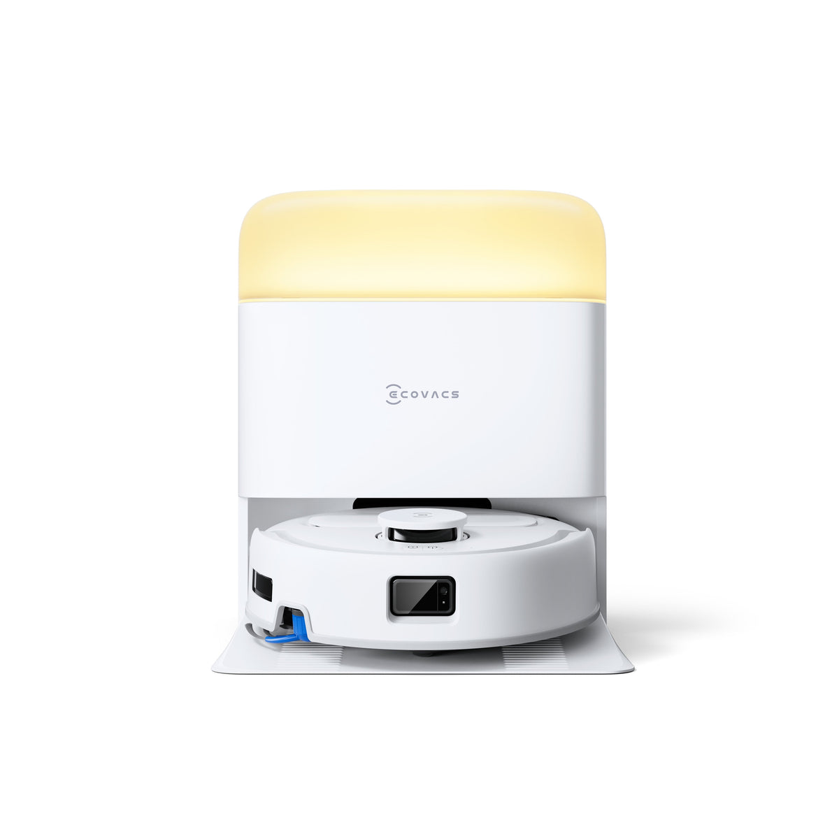 Ecovacs Deebot Mini 2 Vacuum Cleaner,Robot,Wet&Dry,Compact Design,White+Auto-Empty Station