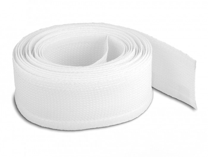 Manguera Trenzada Delock Con Cierre De Velcro 5 M X 19 Mm Blanco