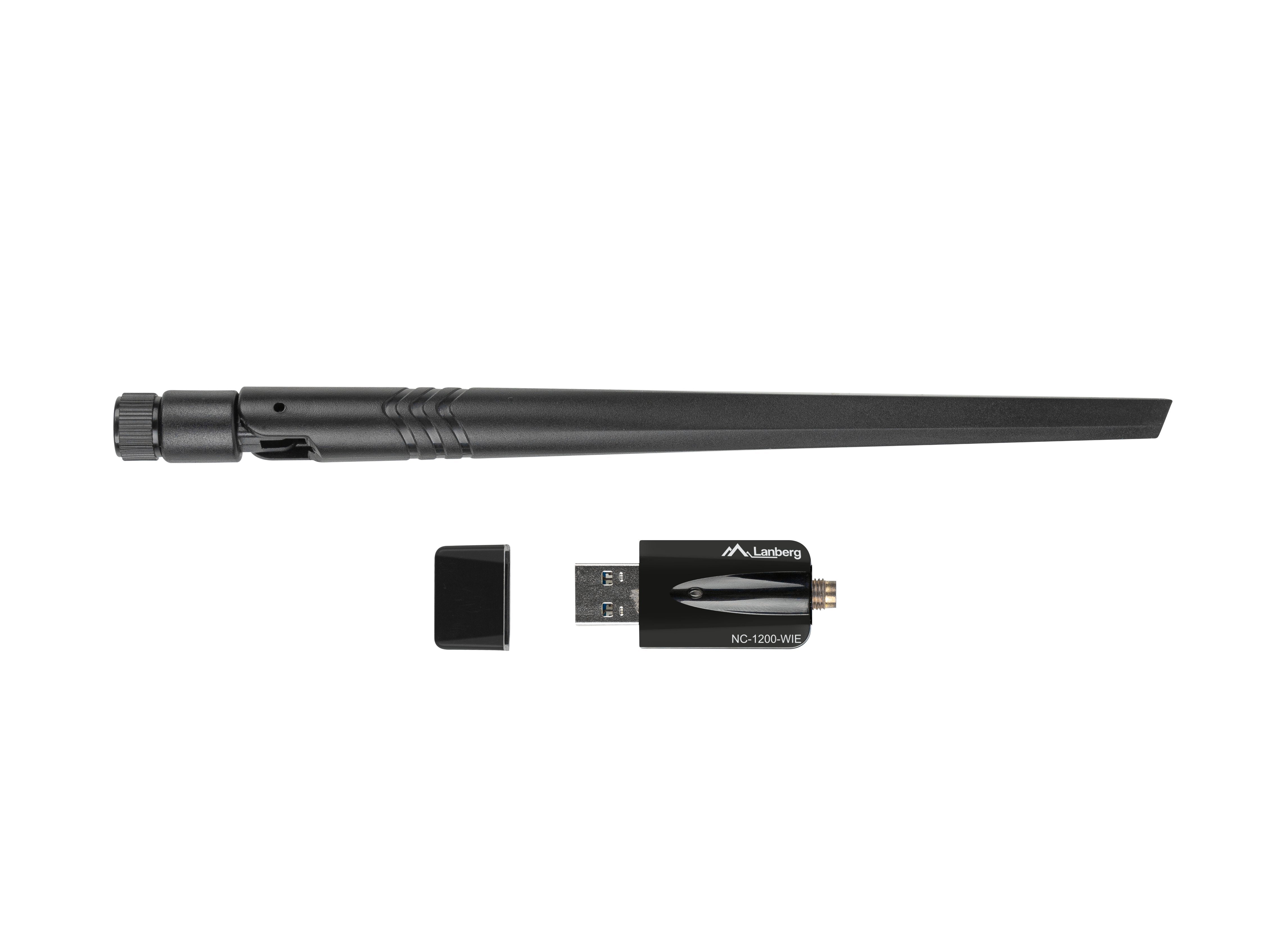 EAN 5901969438673 - Lanberg NC-1200-WIE adaptador y tarjeta de red Interno WLAN 1200 Mbit/s imagen 6