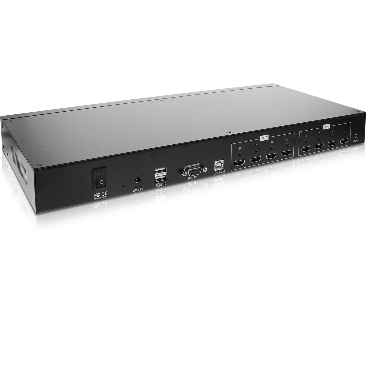 Inline 4x4 Multi-View Hdmi Matrix Switch 4 In 4 Out Video Wall Fullhd