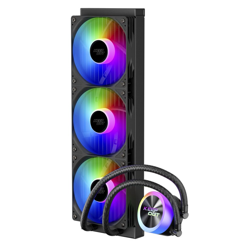 Refrigeracion Liquida Xwc-360 Argb Keepout Argb/ Intel (Lga1700/1200/1151/1150/1155/1156) Y Amd(Am5/Am4).