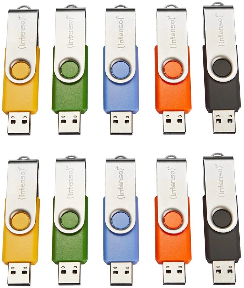 EAN 4034303035847 - Intenso Basic Line unidad flash USB 4 GB USB tipo A 2.0 Negro, Azul, Verde, Naranja, Amarillo imagen 1