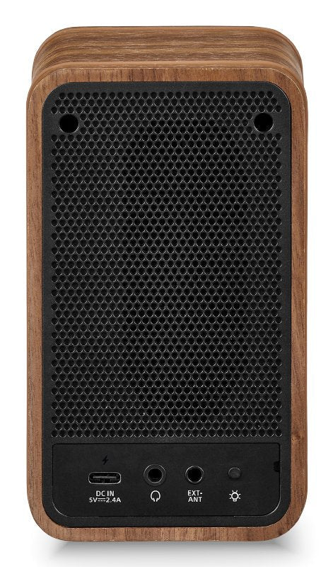 Sangean Wr-9 Nogal Vintage Radio Analógica De Madera Con Am Fm Bluetooth