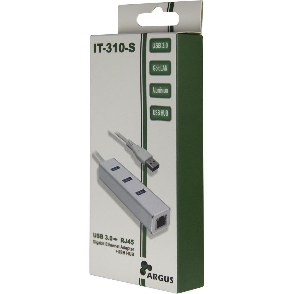 Inter-Tech Argus It-310-S Usb 3.2 Gen 1 (3.1 Gen 1) Type-A Gris