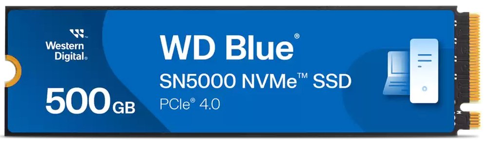 EAN 0718037894850 - Western Digital Blue SN5000 500 GB M.2 PCI Express 4.0 NVMe 3D TLC NAND imagen 1