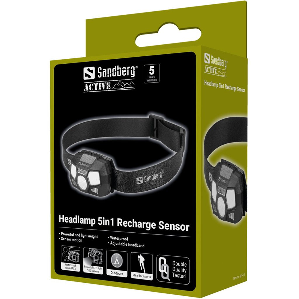 EAN 5705730421105 - Sandberg Headlamp 5in1 Recharge Sensor imagen 3