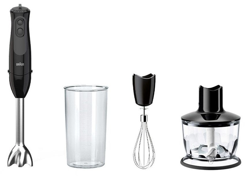 Braun Mq3135bk Stabmixer, Negro/Acero Inoxidable