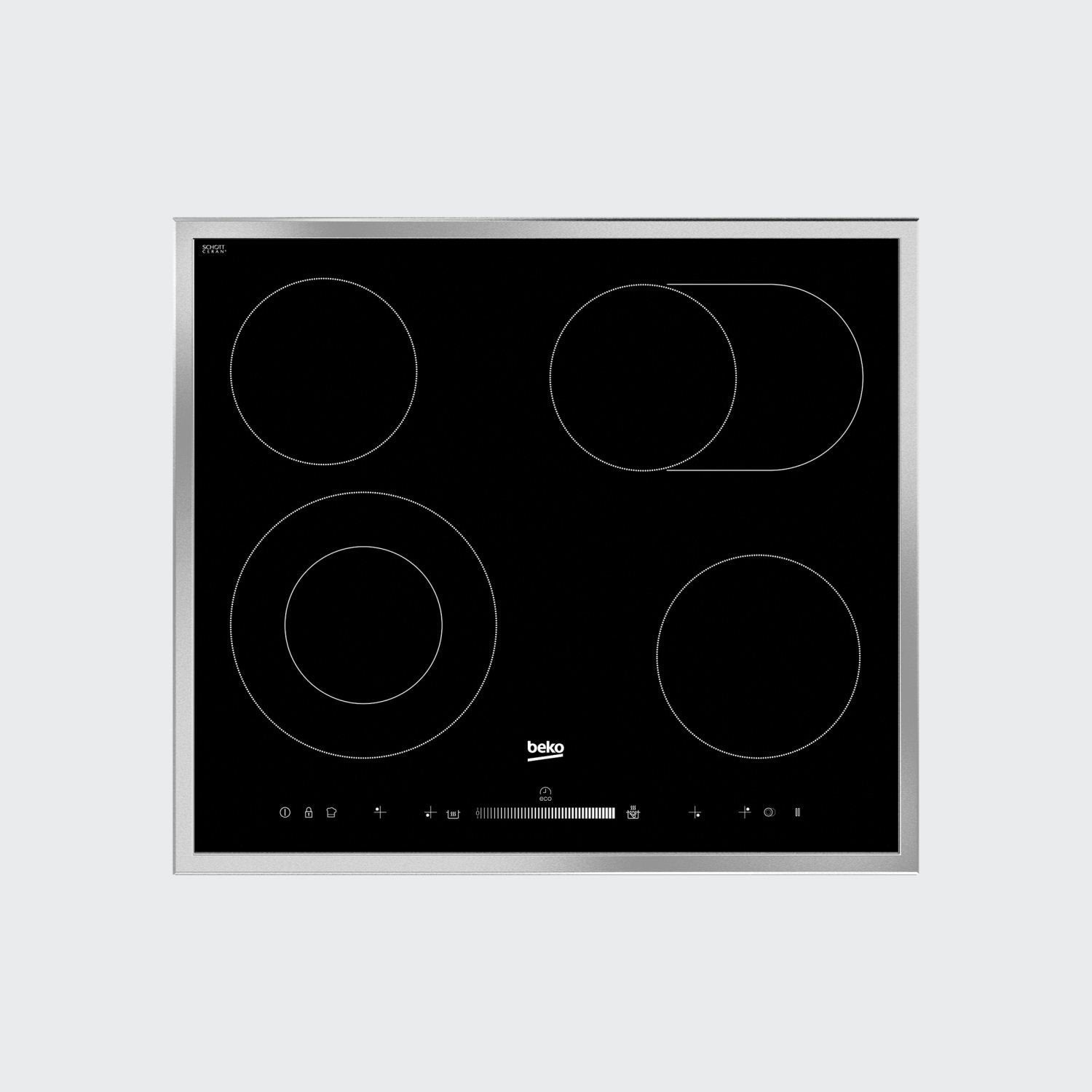 Beko Hic 64503 Tx Negro Integrado Cerámico 4 Zona(S)