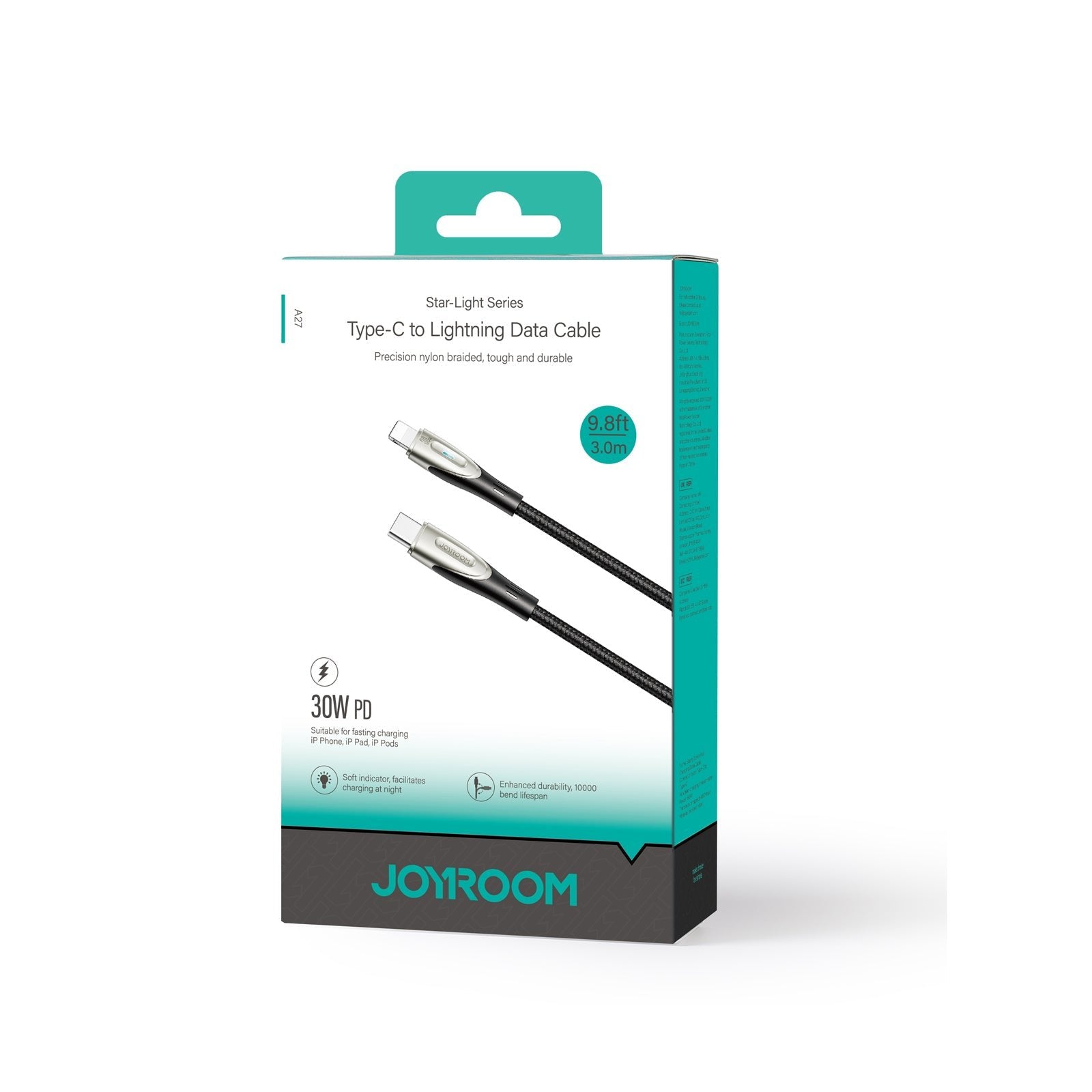 EAN 6941237111456 - JOYROOM 6941237111456 cable de conector Lightning 1,2 m Negro imagen 2