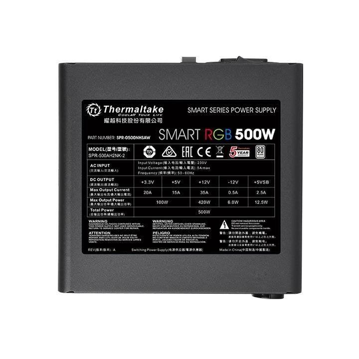 EAN 0841163000458 - Thermaltake Smart RGB unidad de fuente de alimentación 500 W 20+4 pin ATX ATX Negro imagen 4