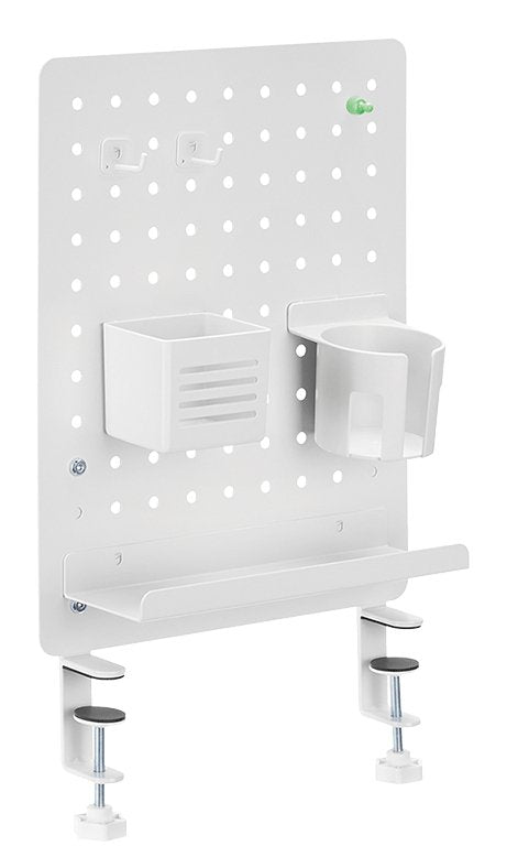 Pegboard, Clamp-On, Office, 420x477mm, Blanco