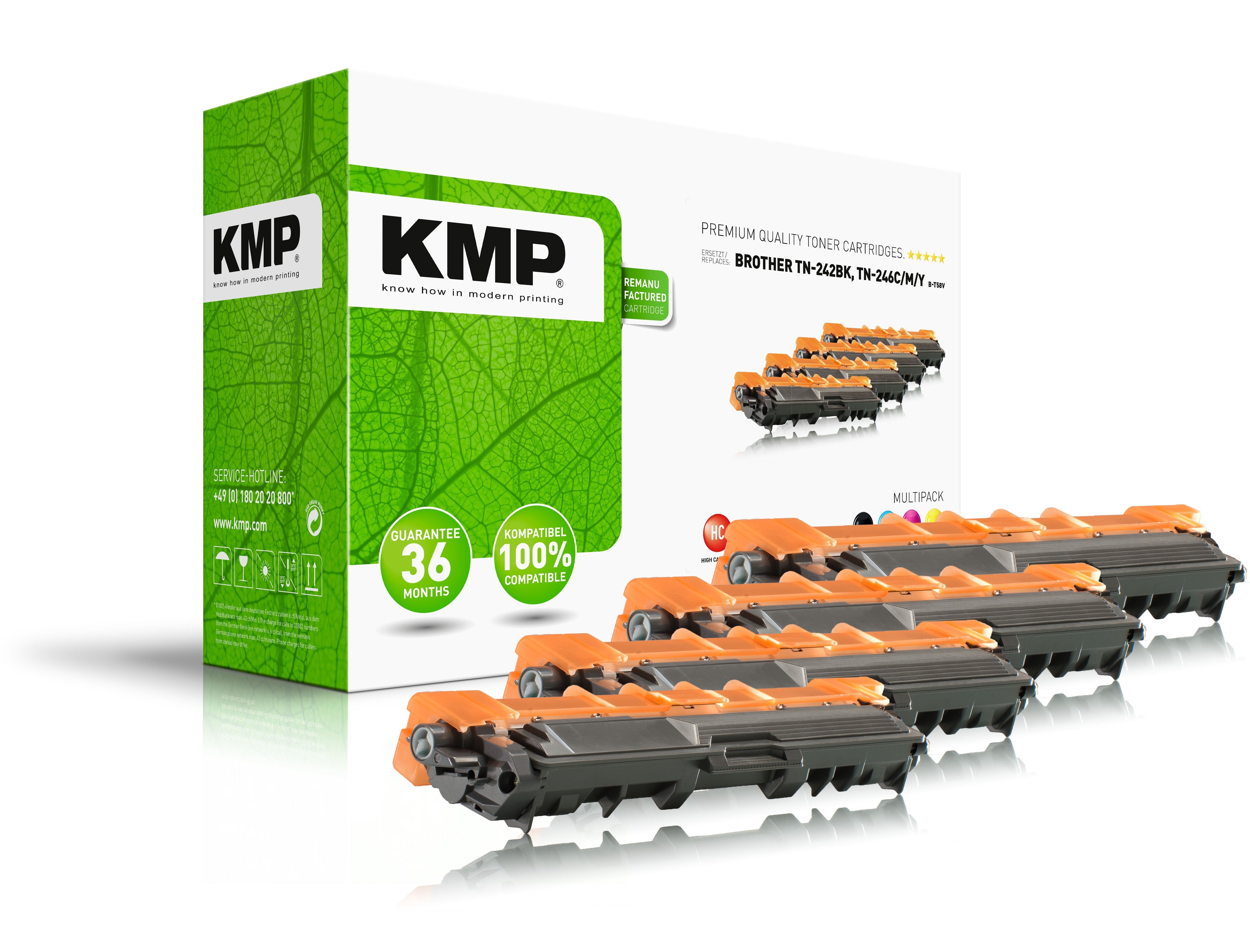 EAN 4011324372397 - KMP MULTIPACK B-T58V cartucho de tóner 4 pieza(s) Compatible Negro, Cian, Magenta, Amarillo imagen 1