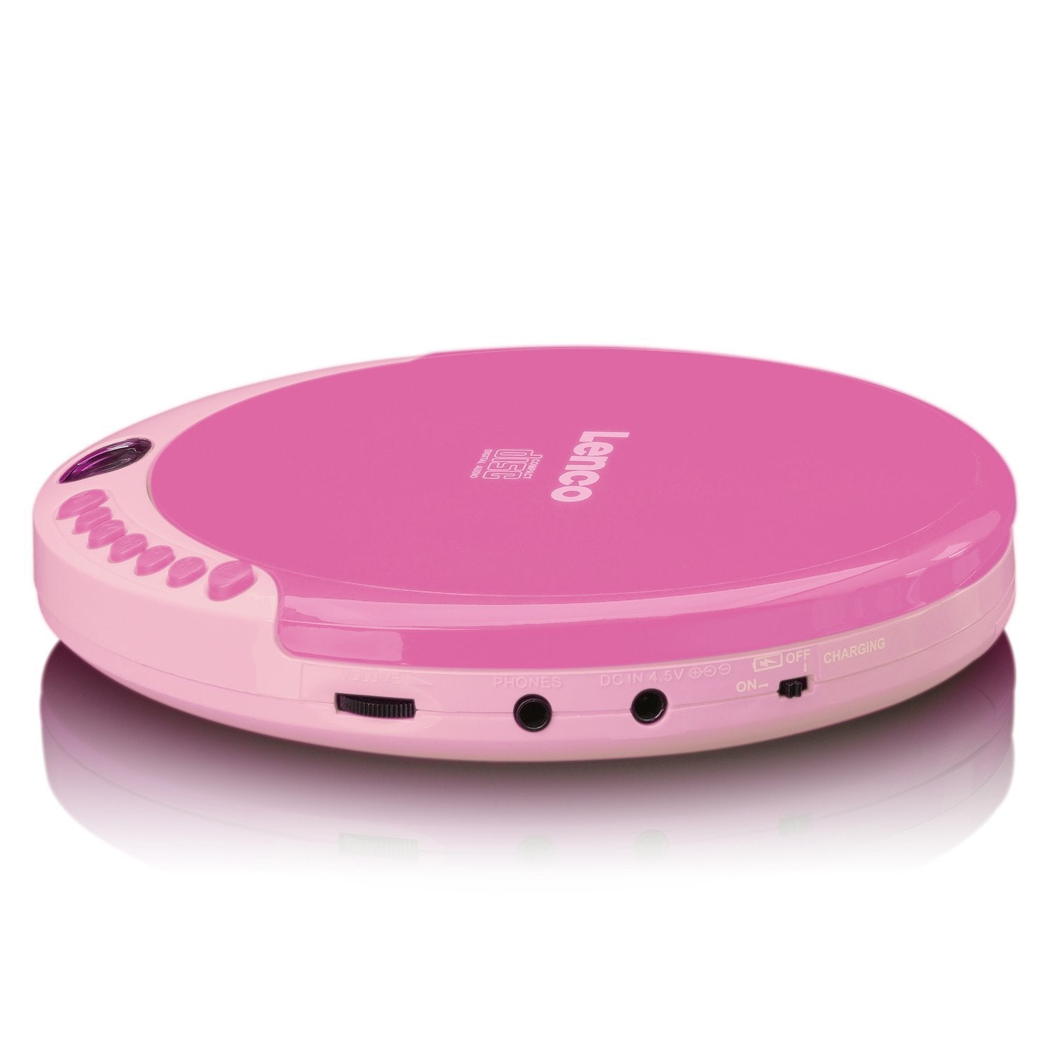 EAN 8711902043911 - Lenco CD-011 Rosa Reproductor de CD portátil imagen 3