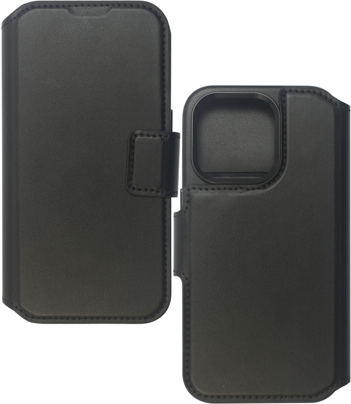 Infinite Milan Iphone 16 Pro Max Black Wallet Cover.