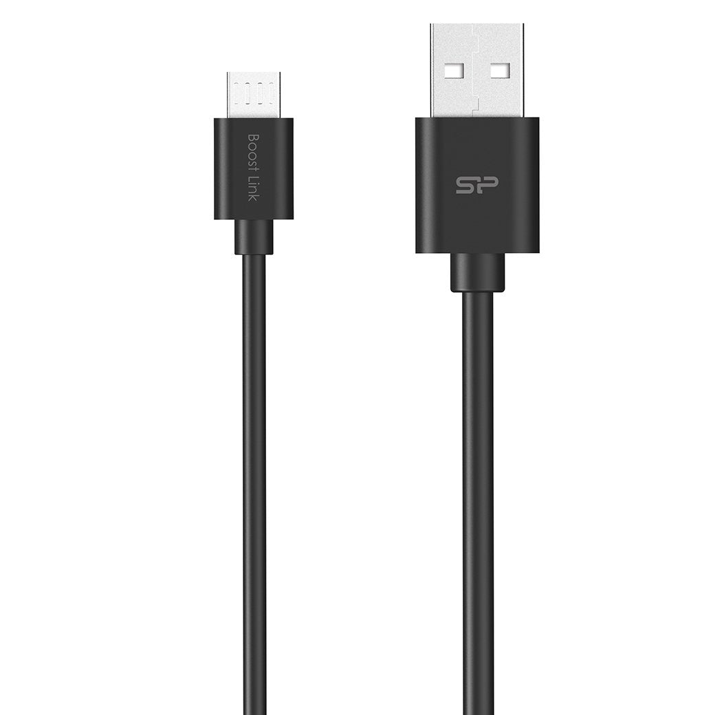 Silicon Cable De Alimentacion Microusb - Usb Boost Link Lk30 1m 2.4a Black