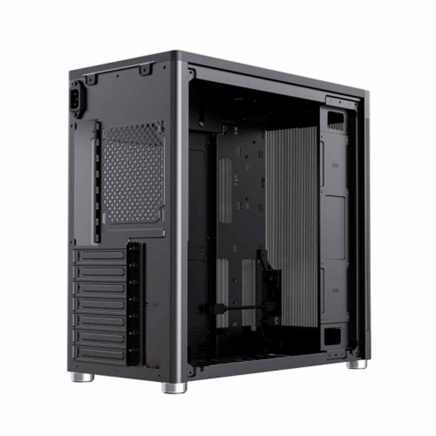 Coolbox Caja Pc Atx Mp1 Mesh Negro Bahías Int.:3x 2.5″ + 1 X 3.5″ O 4 X 2.4″/ 1 X Usb 3.2 (Usb-A) + 1 X Usb-C 3.2, 1 Conector Jack 3.5 Mm