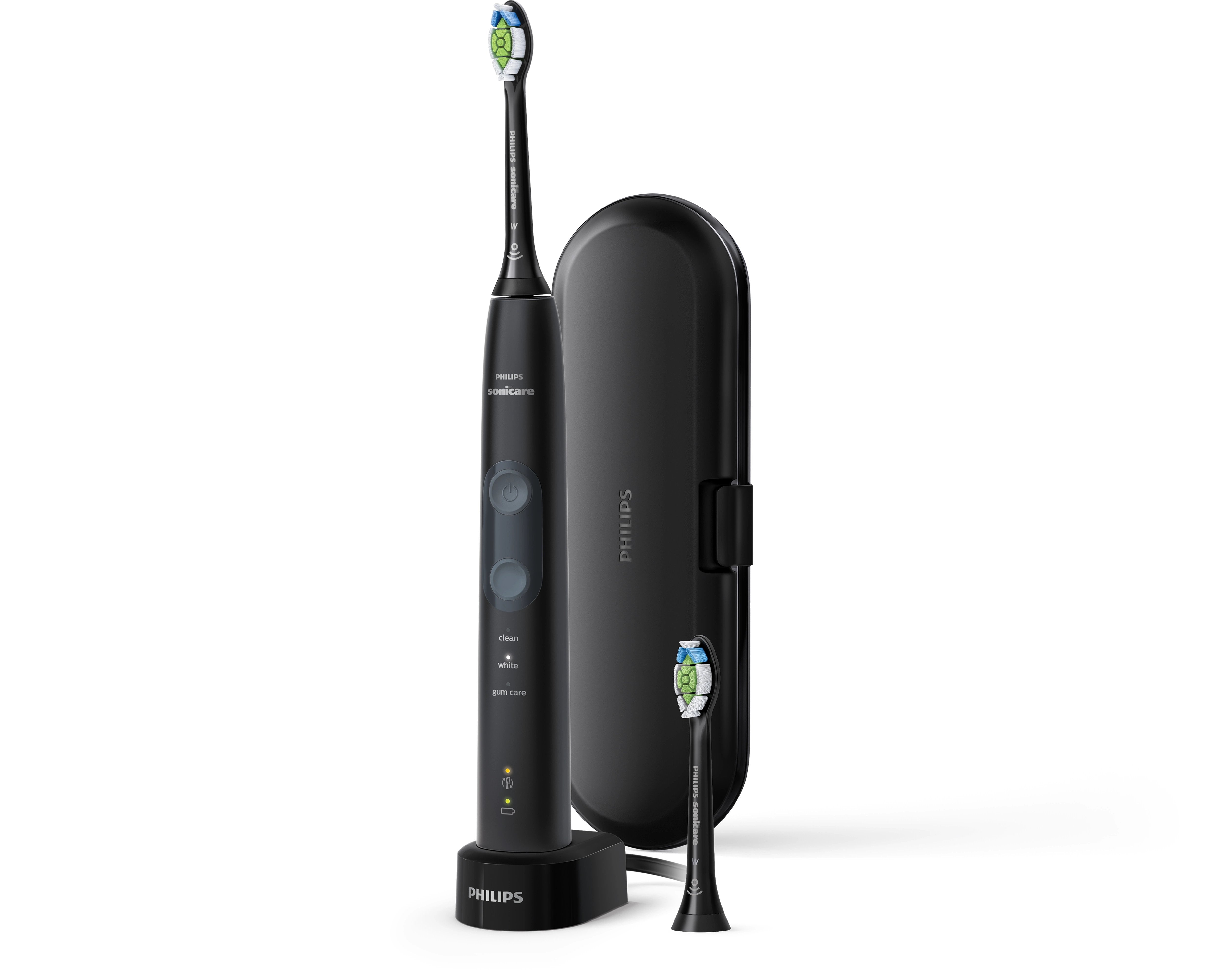 EAN 8710103846536 - Philips HX6850/47 cepillo eléctrico para dientes Adulto Cepillo dental sónico Negro, Gris imagen 1