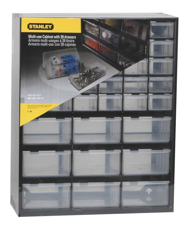 EAN 3253561939815 - Stanley 1-93-981 pieza pequeña y caja de herramientas Caja para piezas pequeñas Plástico Negro, Transpare imagen 1