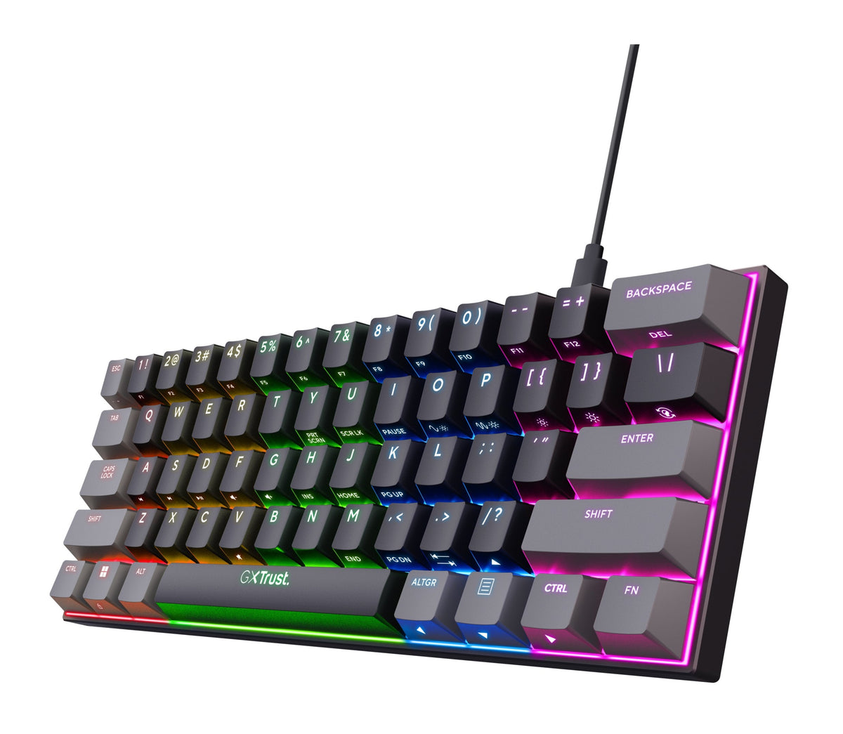 Trust Gxt 867 Acira - Teclado - Mecánico