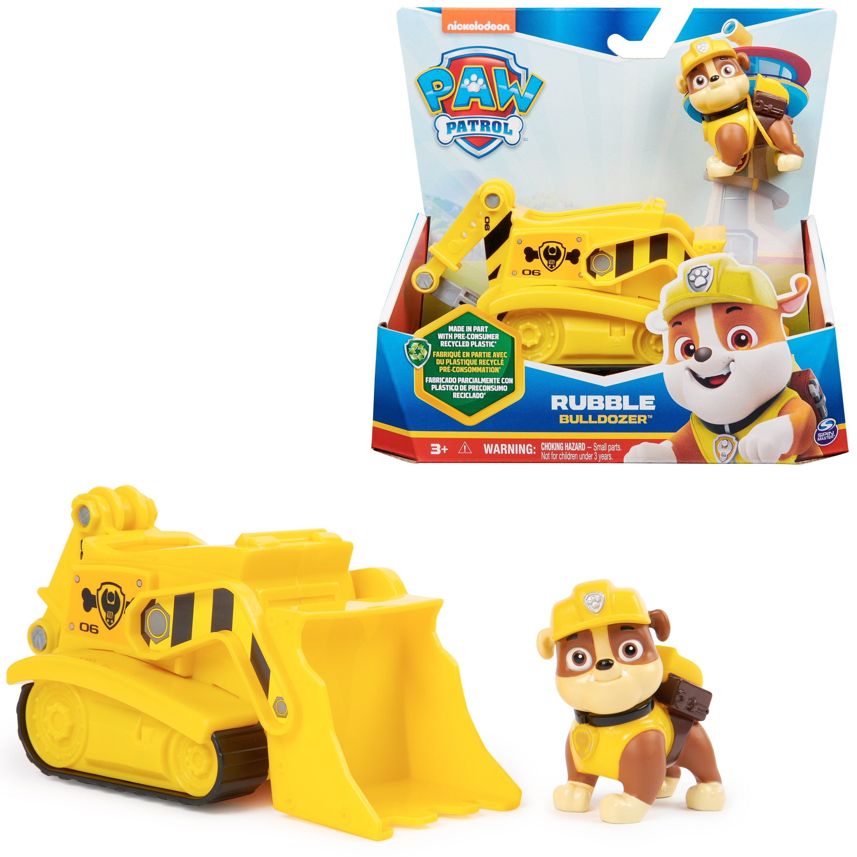 Spin Master Paw Patrol Vehículo De Obra Con Figura De Escombros 6069057