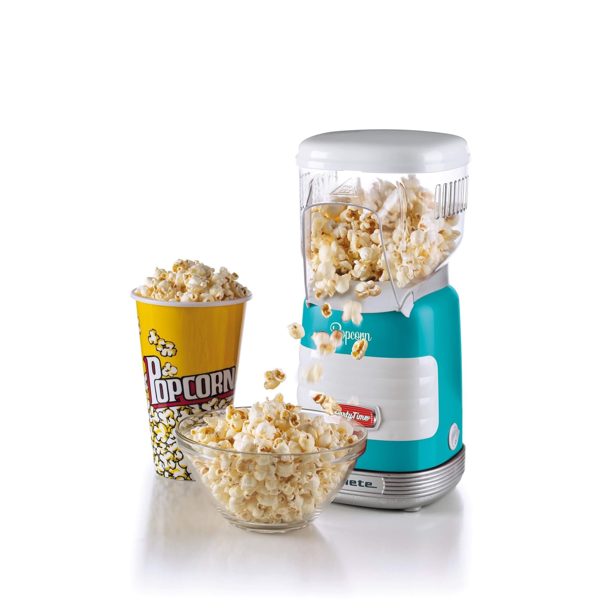 Ariete Pop Corn Party Time Palomitas De Maiz Poppers Azul, Transparente 1100 W
