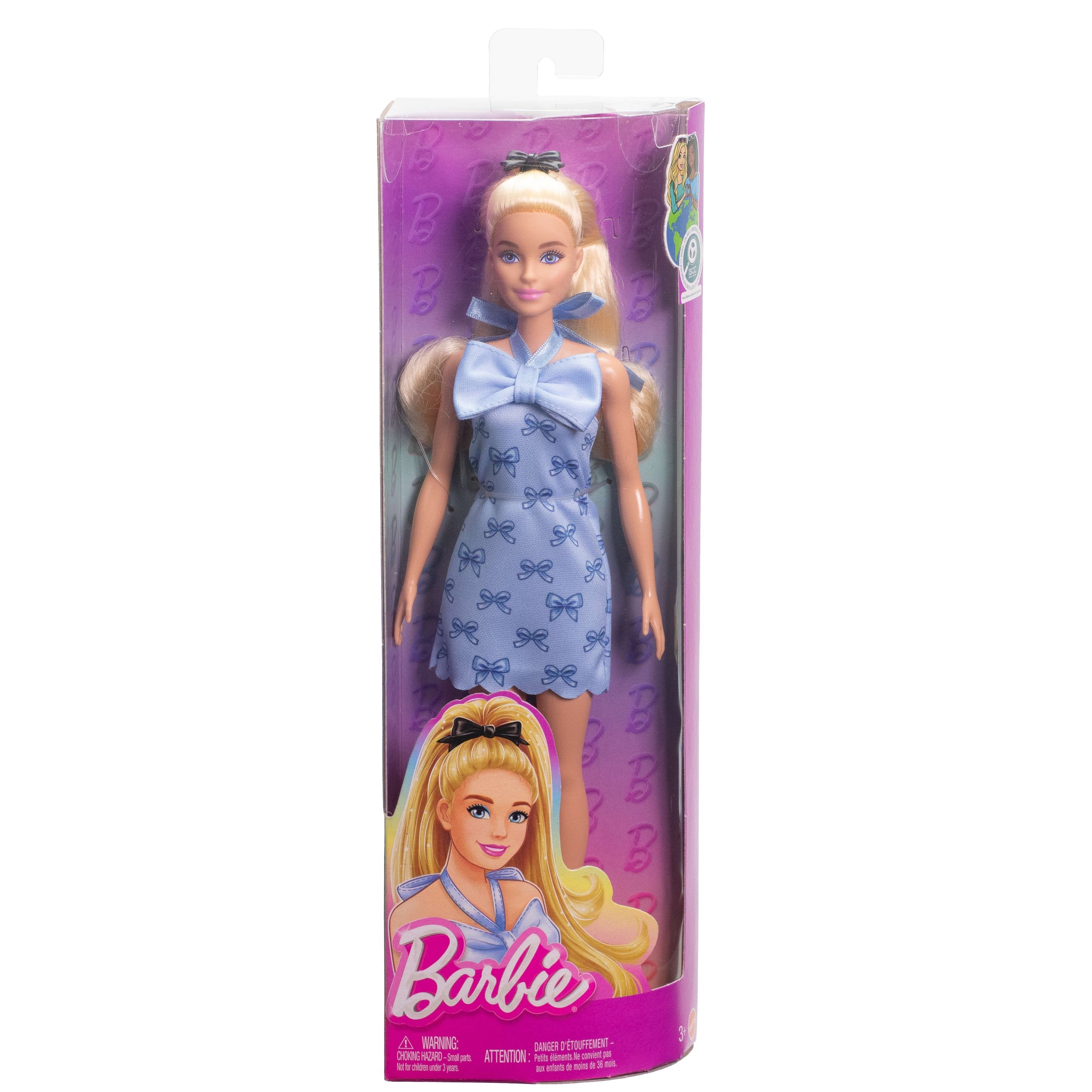 Mattel Barbie Fashionista Muñeca - Blue Bows Hyt93