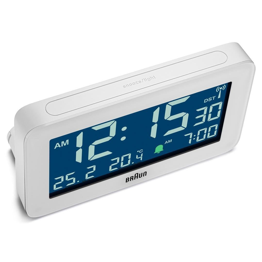 Braun Bc10 Dcf-W Radio Alarm Clock White