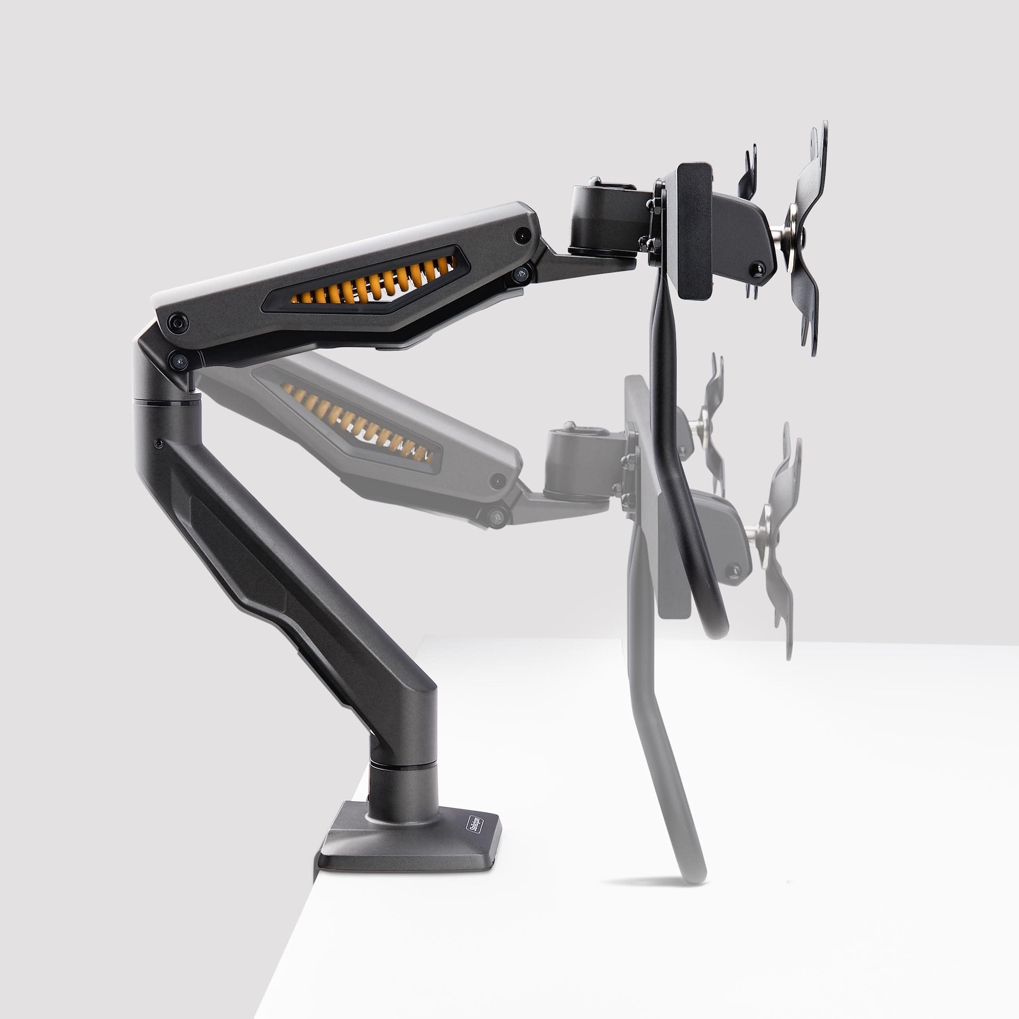 Startech.Com Desk Mount Dual Monitor Arm W Crossbar, Up To 27 In Displays - Befestigungskit - Artikulierender, Mechanischer Feder