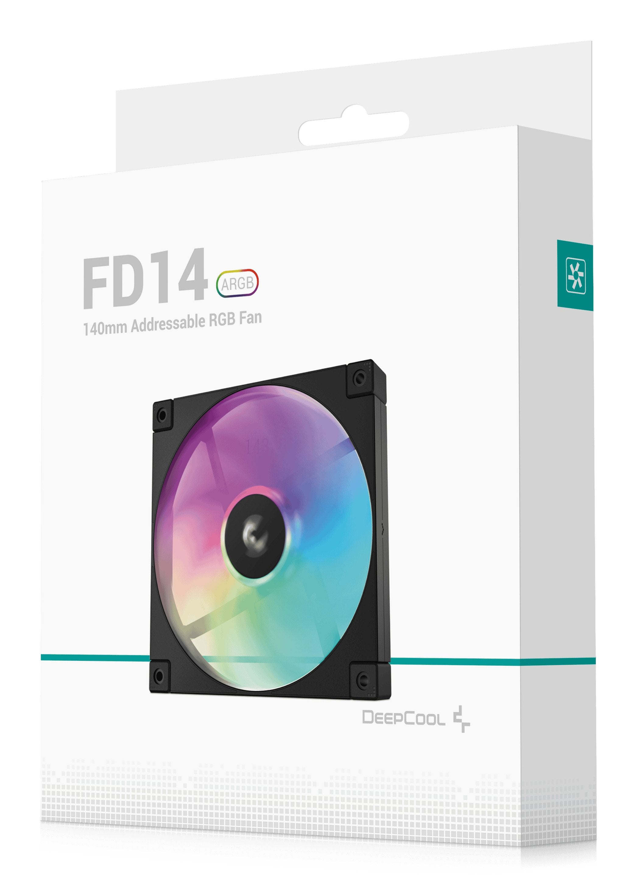Ventilador Pc Deepcool Fd14 Argb 140x140x25 140 Mm R-Fd14-Bkapn1-G