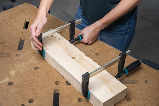 Sargento De Tornillo 1" Sc 80-300" 80mm Largo 3059000 Wolfcraft