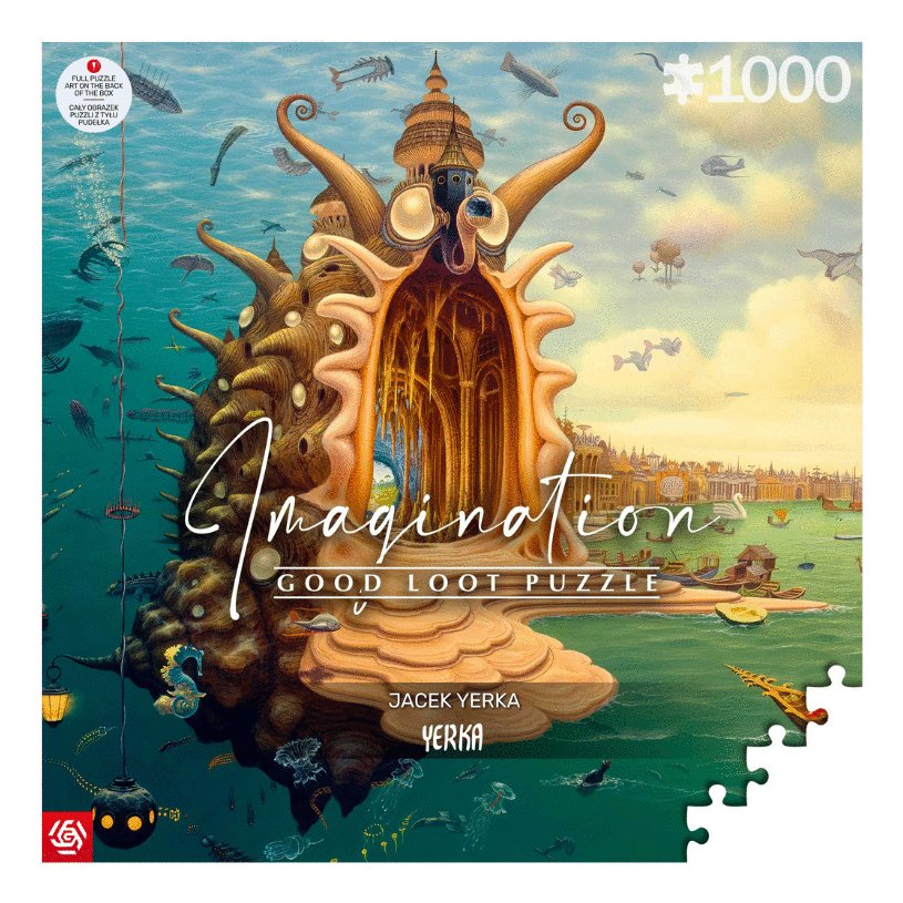 Puzzle Good Loot 1000 Imagination Jacek Yerka Port / Harbor