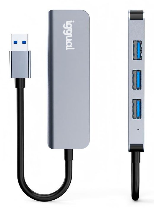 EAN 8435364319246 - iggual IGG319246 hub de interfaz USB 3.2 Gen 1 (3.1 Gen 1) Type-C 5000 Mbit/s Plata imagen 8