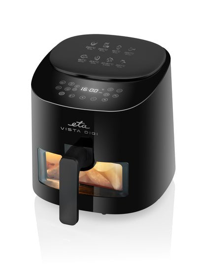 EAN 8590393343713 - Eta Vista Digi Sencillo 4,3 L Independiente 1300 W Freidora de aire caliente Negro imagen 4
