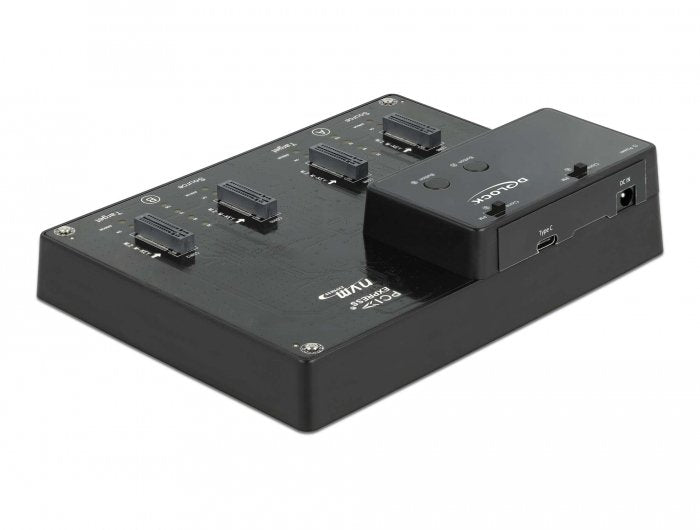 Delock M.2 Dockingstation Para 4 X M.2 Nvme Pcie Ssd Con Función De Clonación
