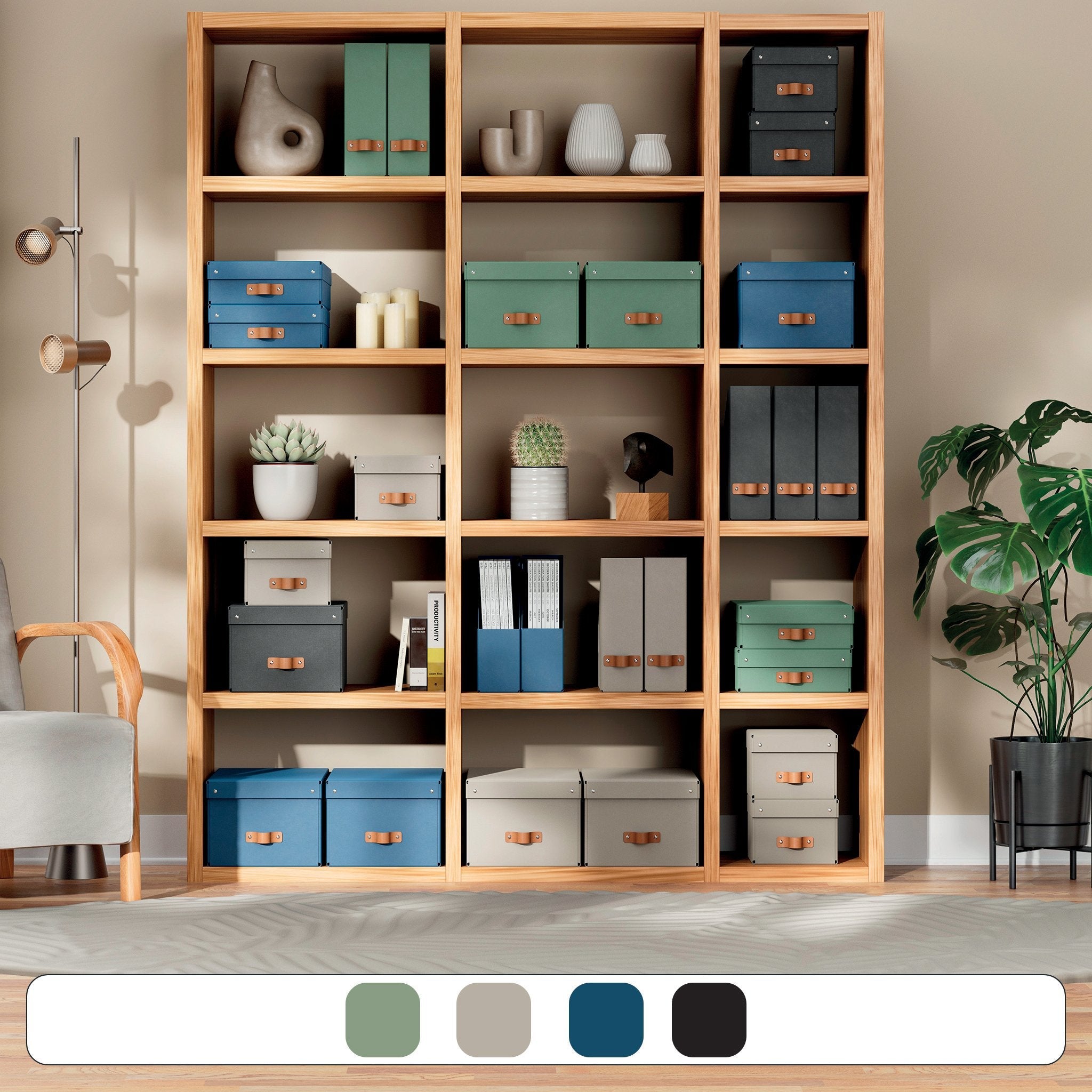 EAN 4002432136469 - Leitz 61490068 caja de almacenaje Caja de cartón Azul imagen 5