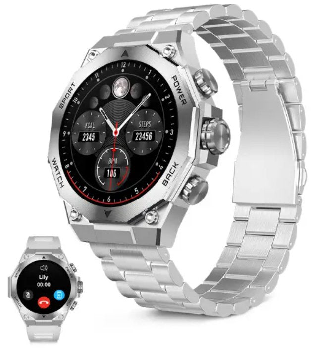 EAN 8427542142937 - Ksix Titanium 3,63 cm (1.43") 55 mm Digital 466 x 466 Pixeles Pantalla táctil Plata imagen 9