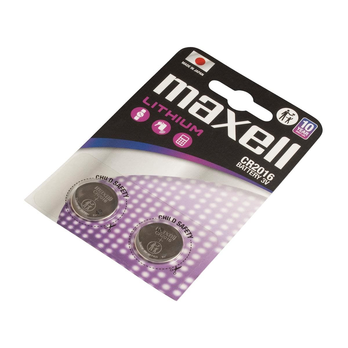 EAN 4902580787837 - Maxell 12239100 pila doméstica Batería de un solo uso CR2016 Lithium-Manganese Dioxide (LiMnO2) imagen 2